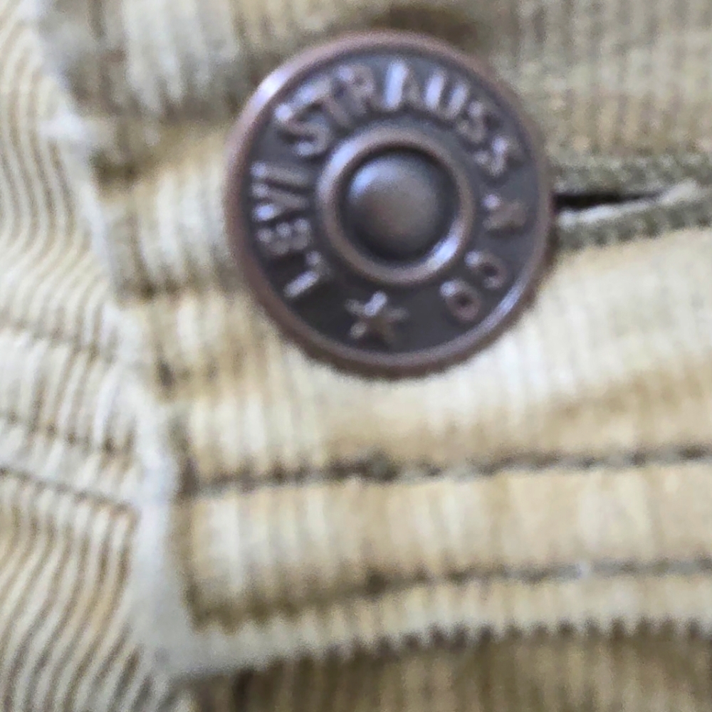 Levi's Y2K Corduroy Maxi Skirt A-line Boho Tan Women's Size Medium Juniors 11 - Picture 5 of 13